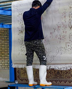 گرم خانه یا سالن خشک کردن در قالیشویی تجریش